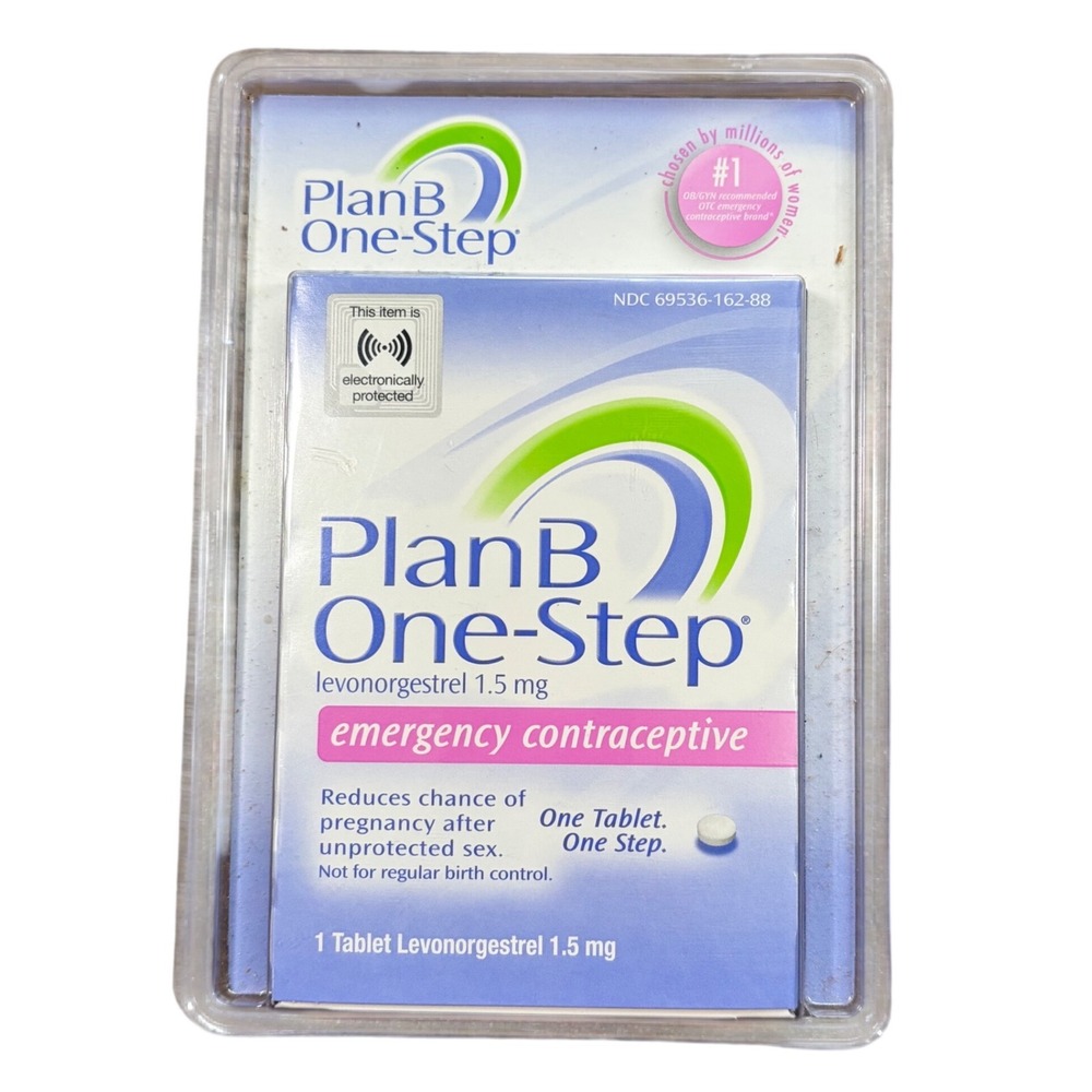 Plan B One-Step Emergency Contraceptive Levonorgestrel 1.5mg 1 Tablet Exp 01/26